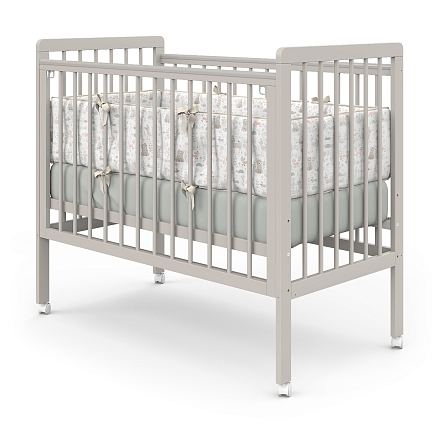 Кровать детская Pituso TINY (лайт) автостенка/колесо купить — фото 3