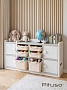Стеллаж Pituso для игрушек с ящиками Simple MAX Beige/Бежевый YYS806-2-beige купить — фото 26