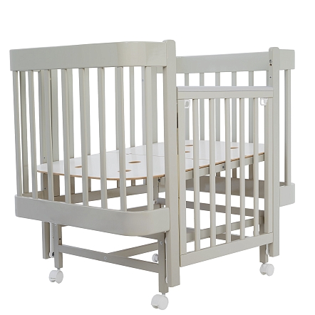 Кровать Pituso приставная/маятник/автостенка Mirelle 100*70 см Pit-104 купить — фото 5