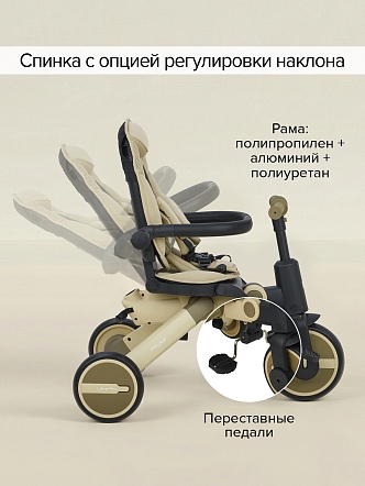 Велосипед Pituso трехколесный Leve Pro складной/сумка T8 PLUS купить — фото 29