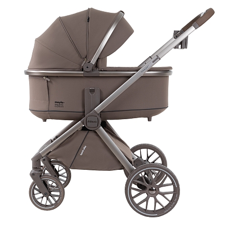 Коляска 2 в1  Pituso Mayla Plus короб+прогулка Truffle/Truffle MPLS/555-Truffle