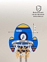 Стойка баскетбольная Pituso Space Rocket (с кольцебросом,футб.воротами) UN-0701-blue купить — фото 13