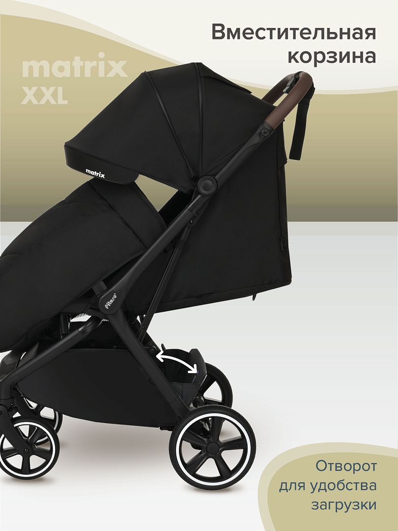 Прогулочная коляска Pituso MATRIX/чехол на ножки/PU(большие колеса) XXL купить — фото 24