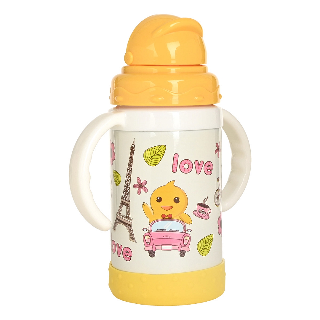 Термопоильник Pituso с трубочкой 280 мл KD9309 купить — фото 1