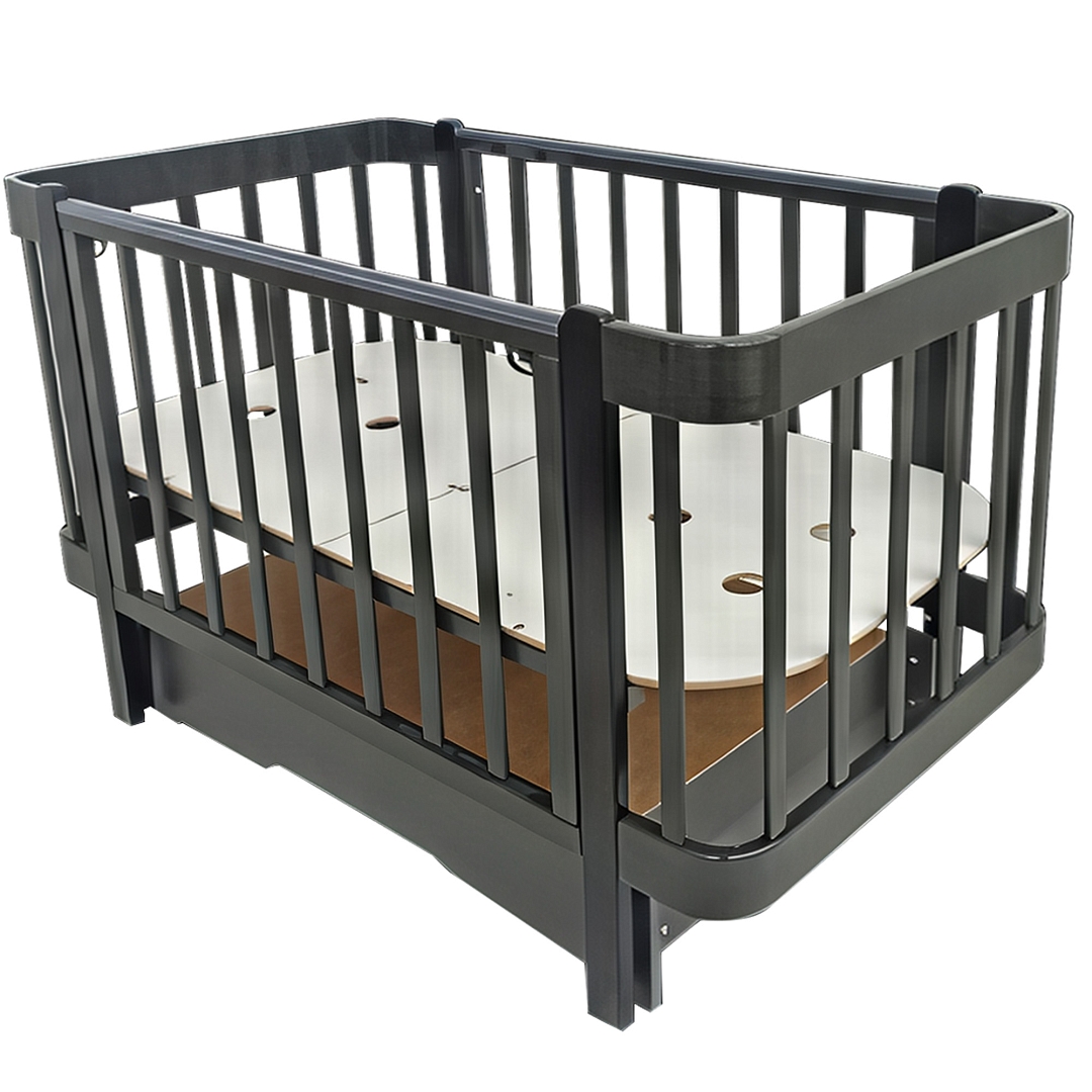 Кровать Pituso Olivia + маятник/ящик/автостенка/колесо 120*60 см Pit-103 купить — фото 2