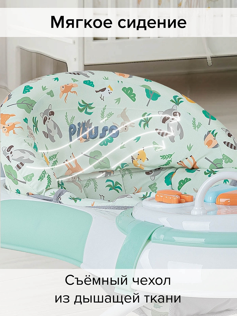 Ходунки Pituso Веселая ферма Mint/Grey Мятный/серый W1122PB8-Mint/Grey купить — фото 15