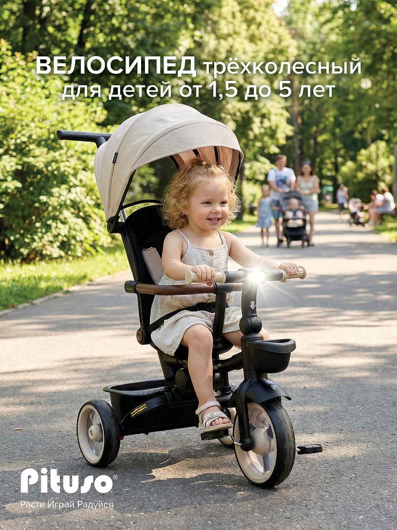 Велосипед Pituso трехколесный Elite Pro HM-618 купить — фото 19