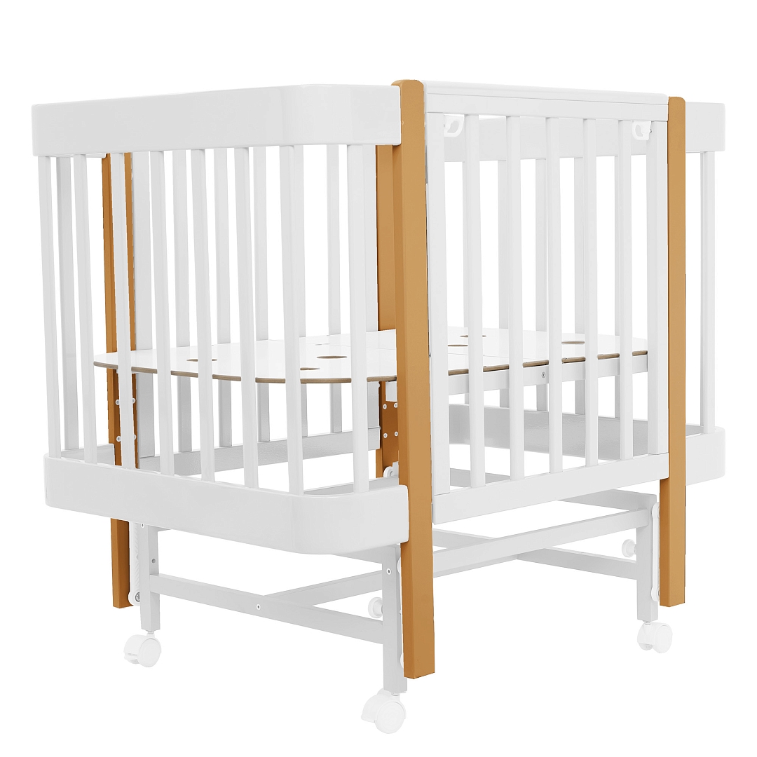 Кровать Pituso приставная/маятник/автостенка Mirelle 100*70 см Pit-104 купить — фото 2