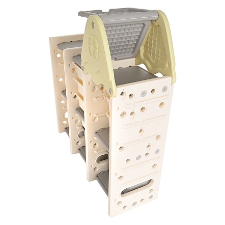 Стеллаж Pituso для игрушек Домик Green/Серый-белый-фисташка FE-SN-SW004-green купить — фото 6