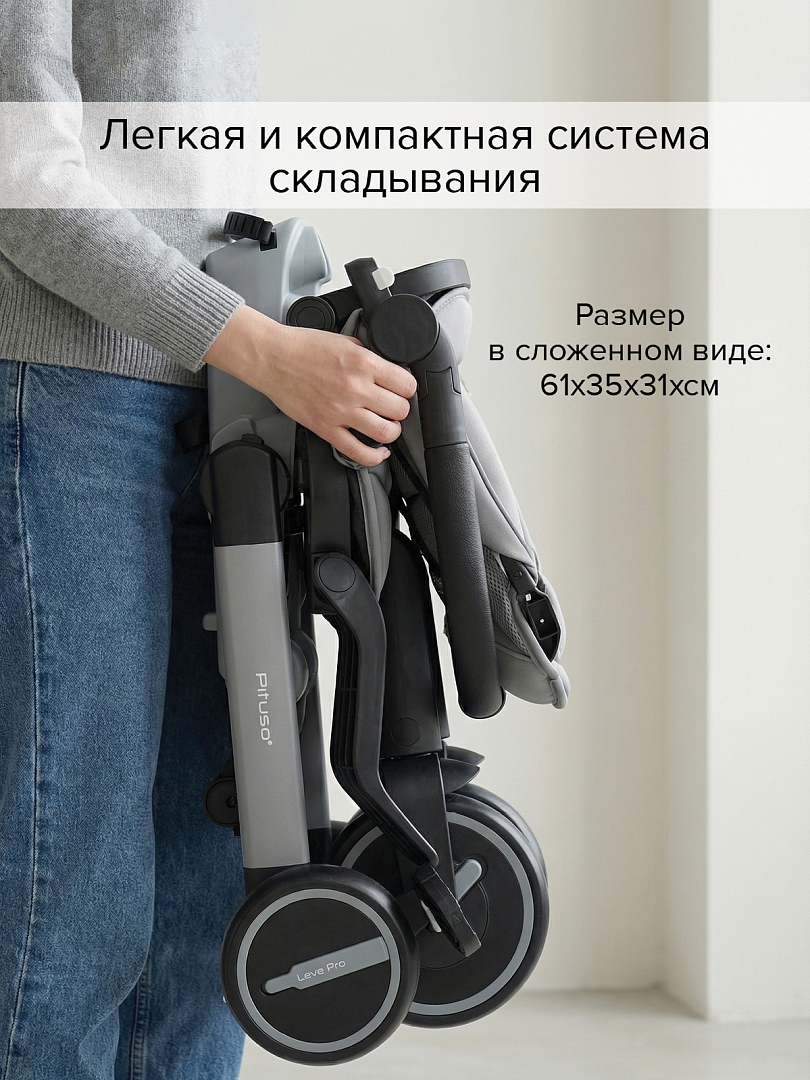 Велосипед Pituso трехколесный Leve Pro складной/сумка T8 PLUS купить — фото 24