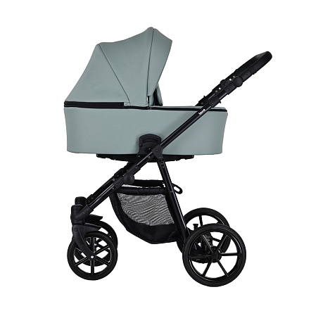 Коляска Pituso 2 в1 Tossa короб+прогулка Кожа/Sage TS/25/2