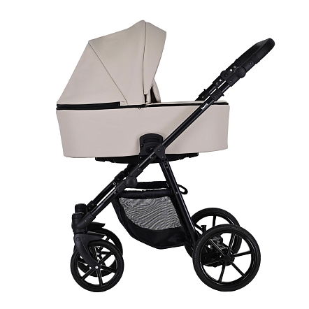 Коляска Pituso 2 в1 Tossa короб+прогулка Кожа/Latte TS/25/5