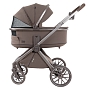 Коляска 2 в1  Pituso Mayla Plus короб+прогулка Truffle/Truffle MPLS/555-Truffle