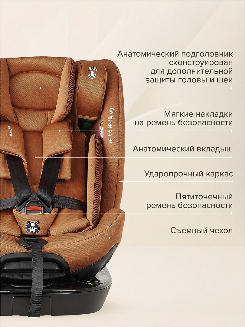 Удерживающее устройство Pituso для детей 0-36 кг Roys PRO i-Size BW25-PRO купить — фото 29