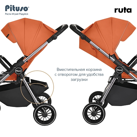 Прогулочная коляска Pituso Ruta чехол на ножки PU купить — фото 19