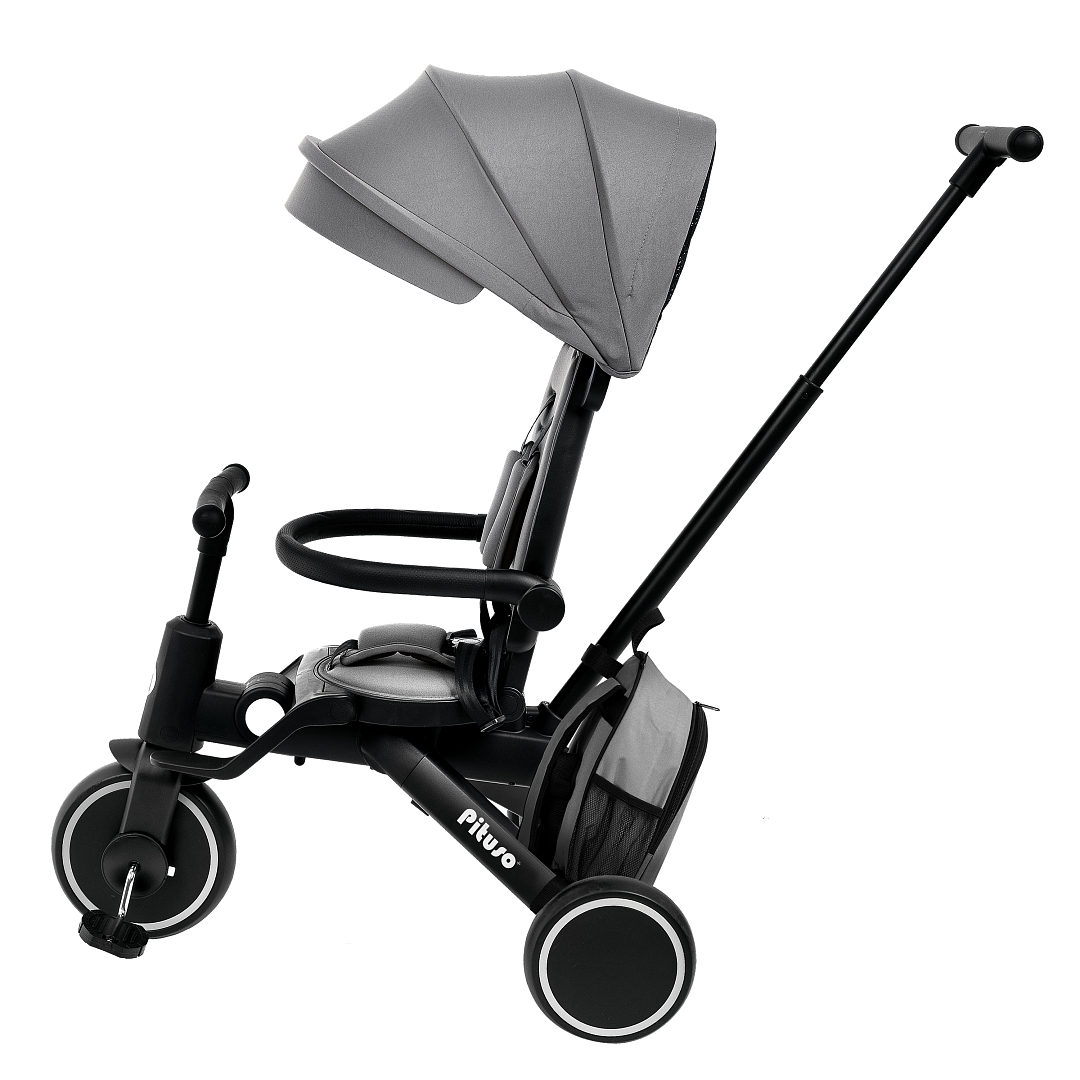 Велосипед трехколесный Pituso Leve Pro складной c сумкой T8 PLUS купить — фото 3