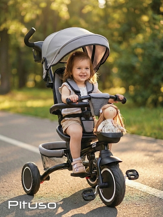 Велосипед Pituso трехколесный Elite Plus 10"/8" JY-T05Plus-25 купить — фото 25