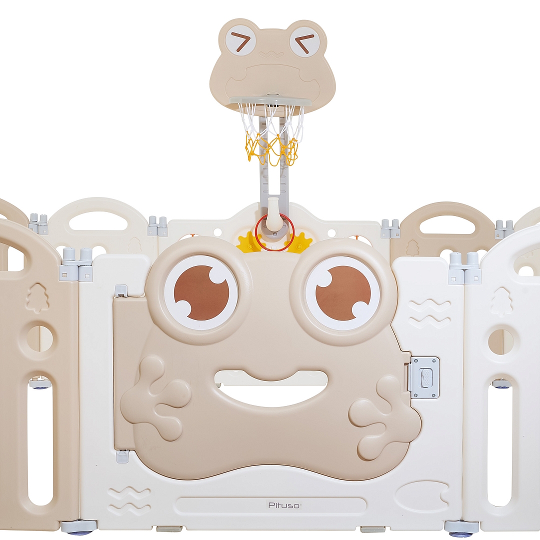 Детский ограждение-манеж Pituso Frog (без шаров) Беж./Biege (187,5*225*61) NWL0001-1-6-Beige купить — фото 3