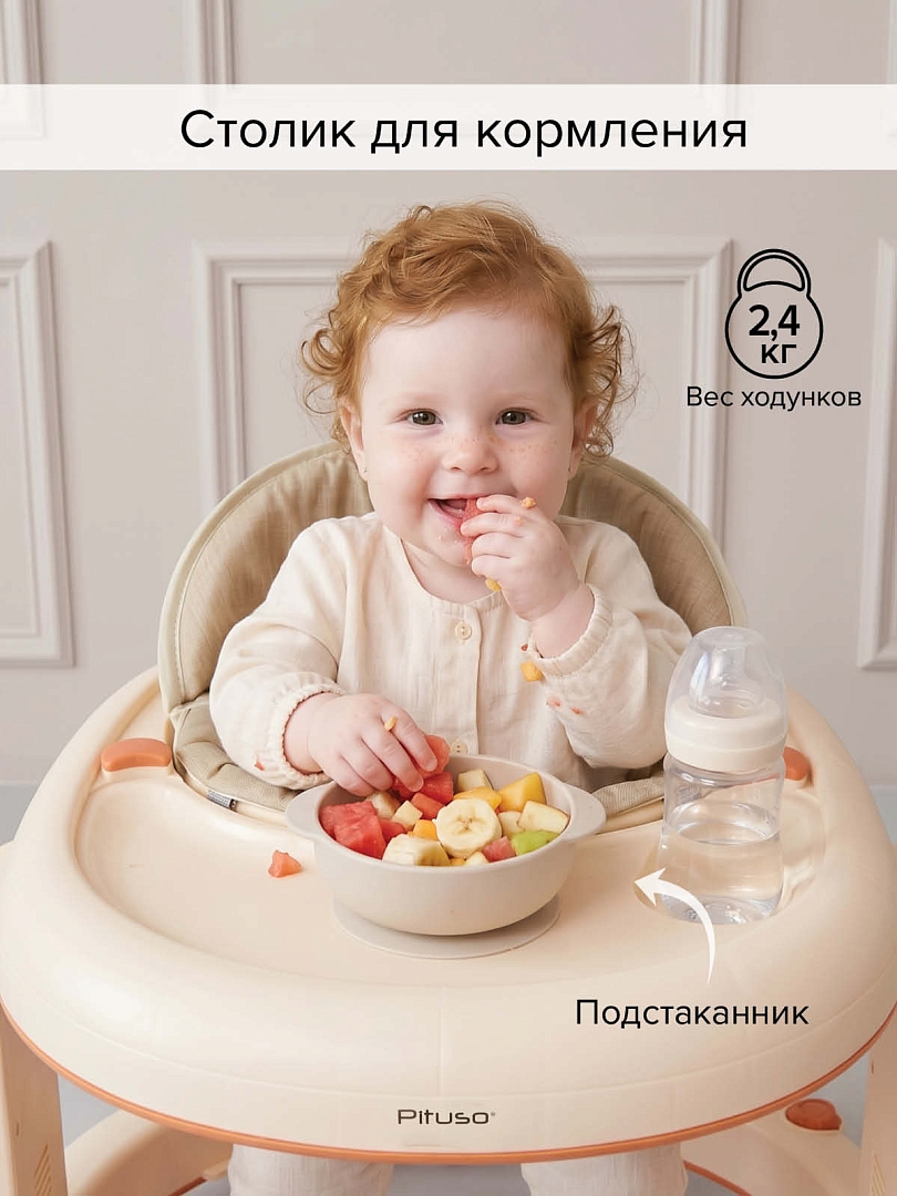 Ходунки Pituso Мельница чудес (8 силик.колес,игр.муз.панель,2стоппера) CJ-918 купить — фото 17