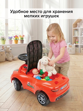 Каталка Pituso Ridey с бамп/с ручкой (муз, подсв) CJ-509T купить — фото 18