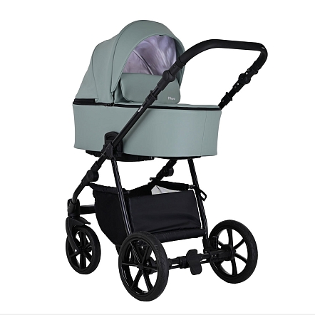 Коляска Pituso 2 в1 Tossa короб+прогулка Кожа/Sage TS/25/2
