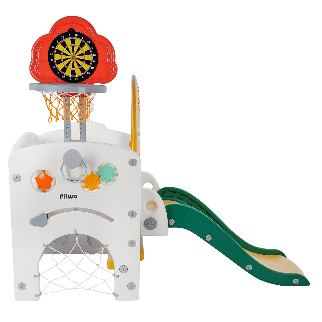 Горка-Комплекс Pituso Fun Space Green/Зеленый/Желтый FE-HT-TQK01 купить — фото 5