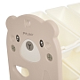 Стеллаж для игрушек с ящиками Pituso Балу,4 яруса 67*33*85 Beige/Бежевый NSNJ-0001-4-3-Beige купить — фото 6