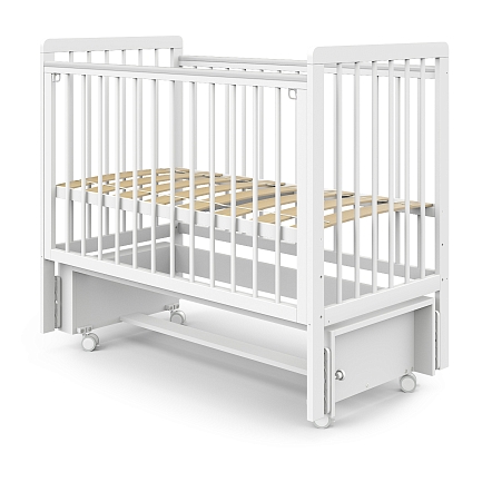 Кровать детская Pituso TINY (оптима) маятник/колесо купить — фото 4