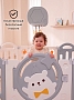 Детский ограждение-манеж Pituso Мишутка, Grey/Серый (без шаров) NWL0005-3-4-Grey купить — фото 13