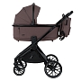 Коляска 2 в1  Pituso Mayla Plus короб+прогулка Devine Cocoa/Black MPLS/555-Devine Cocoa