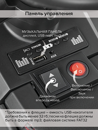 Электроквадроцик Pituso 6V/4.5Ah,колеса/свет/муз 1025004BP купить — фото 24