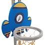 Стойка баскетбольная Pituso Space Rocket (с кольцебросом,футб.воротами) UN-0701-blue купить — фото 5