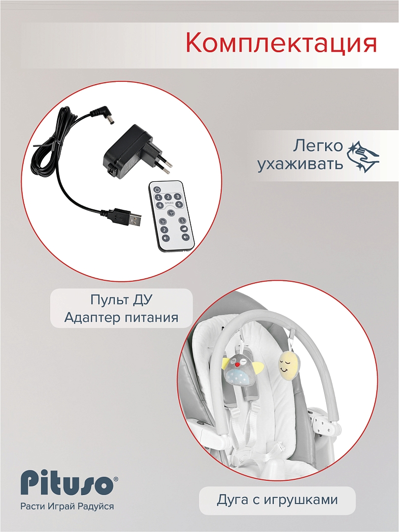 Стульчик для кормления Pituso Triola 3 в 1 SG116 купить — фото 27