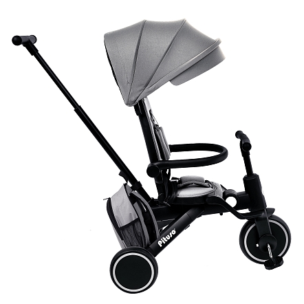 Велосипед трехколесный Pituso Leve Pro складной c сумкой T8 PLUS купить — фото 2