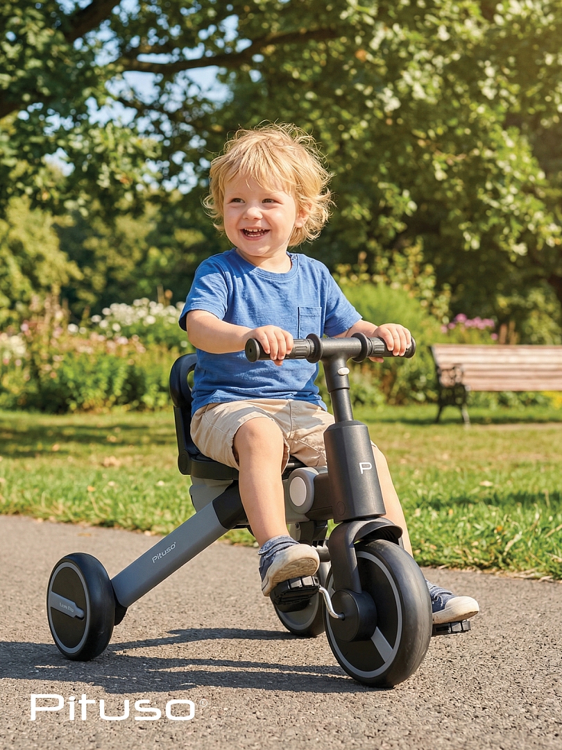 Велосипед Pituso трехколесный Leve Pro складной/сумка T8 PLUS купить — фото 36