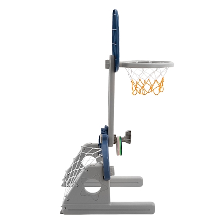 Стойка баскетбольная Pituso Ракета (с кольцебросом,футб.воротами) L-HJLQJ02-blue купить — фото 3